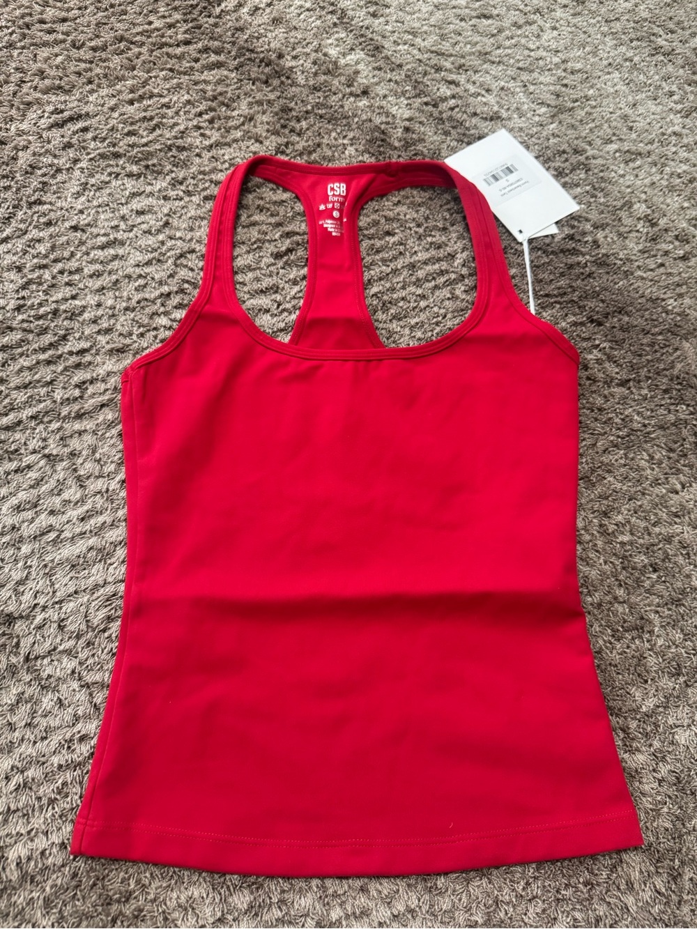 Csb Form Racerback Tank - Picture 2 of 5